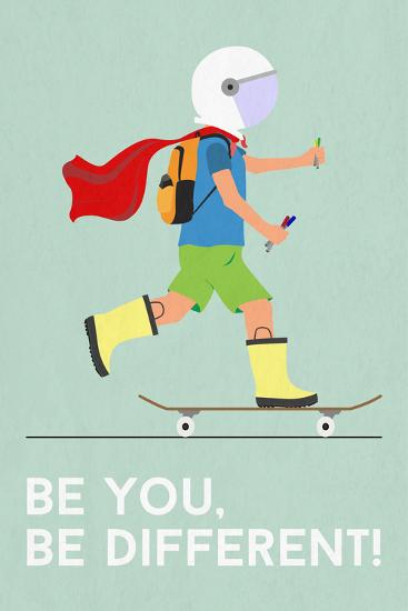 Be You, Be Different-null-Lamina Framed Poster