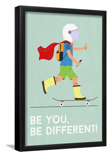Be You, Be Different--Framed Poster
