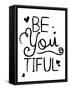 Be You Tiful-Jace Grey-Framed Stretched Canvas