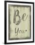 Be You-ALI Chris-Framed Giclee Print