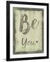 Be You-ALI Chris-Framed Giclee Print