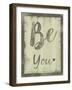 Be You-ALI Chris-Framed Giclee Print