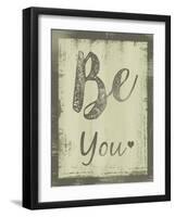 Be You-ALI Chris-Framed Giclee Print