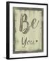 Be You-ALI Chris-Framed Giclee Print