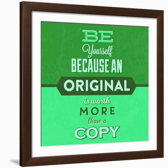 Be Yourself 1-Lorand Okos-Framed Art Print