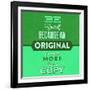 Be Yourself 1-Lorand Okos-Framed Art Print