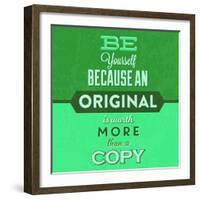 Be Yourself 1-Lorand Okos-Framed Art Print