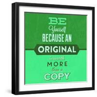 Be Yourself 1-Lorand Okos-Framed Art Print