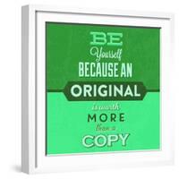 Be Yourself 1-Lorand Okos-Framed Art Print