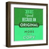 Be Yourself 1-Lorand Okos-Framed Art Print