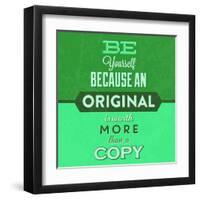 Be Yourself 1-Lorand Okos-Framed Art Print