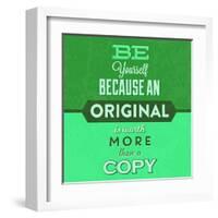 Be Yourself 1-Lorand Okos-Framed Art Print