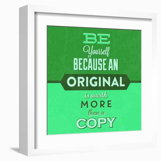 Be Yourself 1-Lorand Okos-Framed Art Print