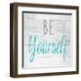 Be Yourself Square-SD Graphics Studio-Framed Art Print