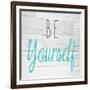 Be Yourself Square-SD Graphics Studio-Framed Art Print