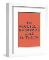 Be Yourself-null-Framed Giclee Print