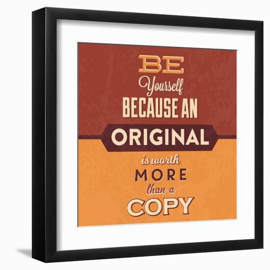 Be Yourself-Lorand Okos-Framed Art Print