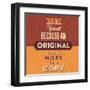 Be Yourself-Lorand Okos-Framed Art Print