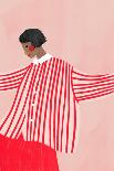 The Woman with the Red Stripes-Bea Muller-Photographic Print