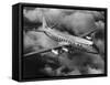 Bea Viscount 800 Plane-null-Framed Stretched Canvas