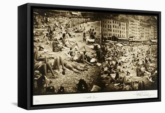 Beach 1, Italy-Theo Westenberger-Framed Stretched Canvas