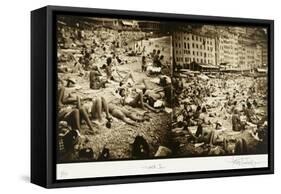 Beach 1, Italy-Theo Westenberger-Framed Stretched Canvas
