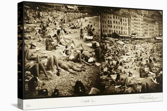 Beach 1, Italy-Theo Westenberger-Stretched Canvas