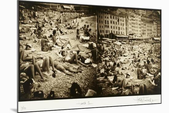 Beach 1, Italy-Theo Westenberger-Mounted Photographic Print