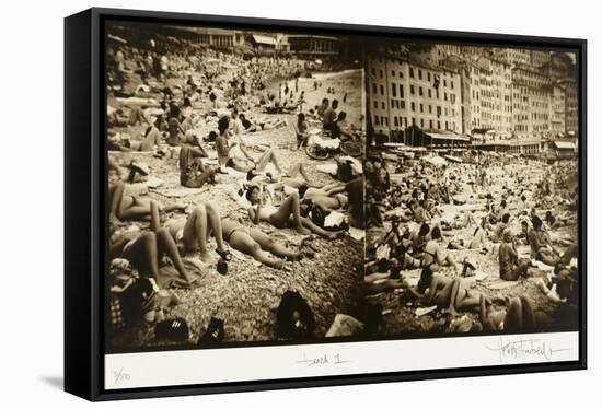 Beach 1, Italy-Theo Westenberger-Framed Stretched Canvas