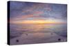 Beach 1 Sunset-5fishcreative-Stretched Canvas