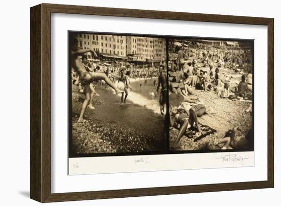 Beach 2, Italy-Theo Westenberger-Framed Art Print