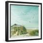 Beach 3-Carlos Casamayor-Framed Art Print