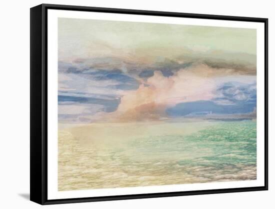 Beach Abstract 1-Marcus Prime-Framed Stretched Canvas