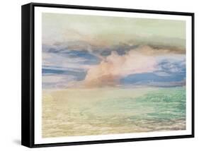 Beach Abstract 1-Marcus Prime-Framed Stretched Canvas