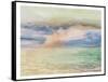 Beach Abstract 1-Marcus Prime-Framed Stretched Canvas