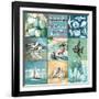 Beach Access - Nine Square-Gregory Gorham-Framed Art Print