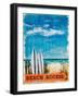 Beach Access-Julie DeRice-Framed Art Print