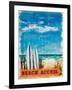 Beach Access-Julie DeRice-Framed Art Print