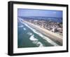 Beach Aerial, Daytona Beach, Florida-Bill Bachmann-Framed Photographic Print