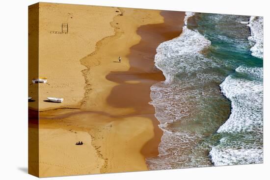 Beach aerial in Alanya, Turkey.-Ali Kabas-Stretched Canvas