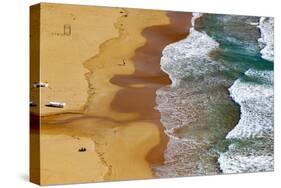 Beach aerial in Alanya, Turkey.-Ali Kabas-Stretched Canvas