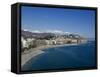 Beach, Almunecar, Costa Del Sol, Andalucia, Spain, Mediterranean, Europe-Charles Bowman-Framed Stretched Canvas