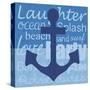 Beach Anchor-Lauren Gibbons-Stretched Canvas