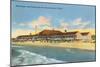 Beach and Bath House, Kennebunkport, Maine-null-Mounted Art Print