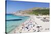 Beach and Bay, Cala Mesquita, Capdepera-Markus Lange-Stretched Canvas