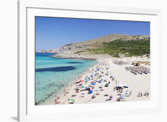 Beach and Bay, Cala Mesquita, Capdepera-Markus Lange-Framed Photographic Print