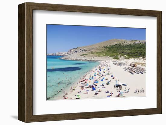 Beach and Bay, Cala Mesquita, Capdepera-Markus Lange-Framed Photographic Print