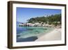 Beach and Bay of Cala Gat, Cala Ratjada, Majorca (Mallorca)-Markus Lange-Framed Premium Photographic Print