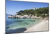 Beach and Bay of Cala Gat, Cala Ratjada, Majorca (Mallorca)-Markus Lange-Mounted Premium Photographic Print