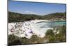 Beach and Bay of Cala S' Amarador, Cala Mondrago, Near Porto Pedro-Markus Lange-Mounted Photographic Print